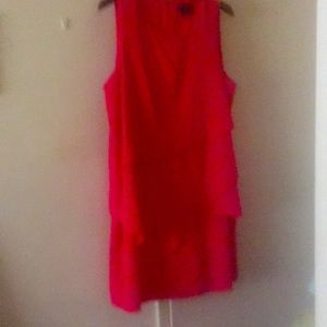 Women’s party sleeveless red dress. Size 14W. NWT